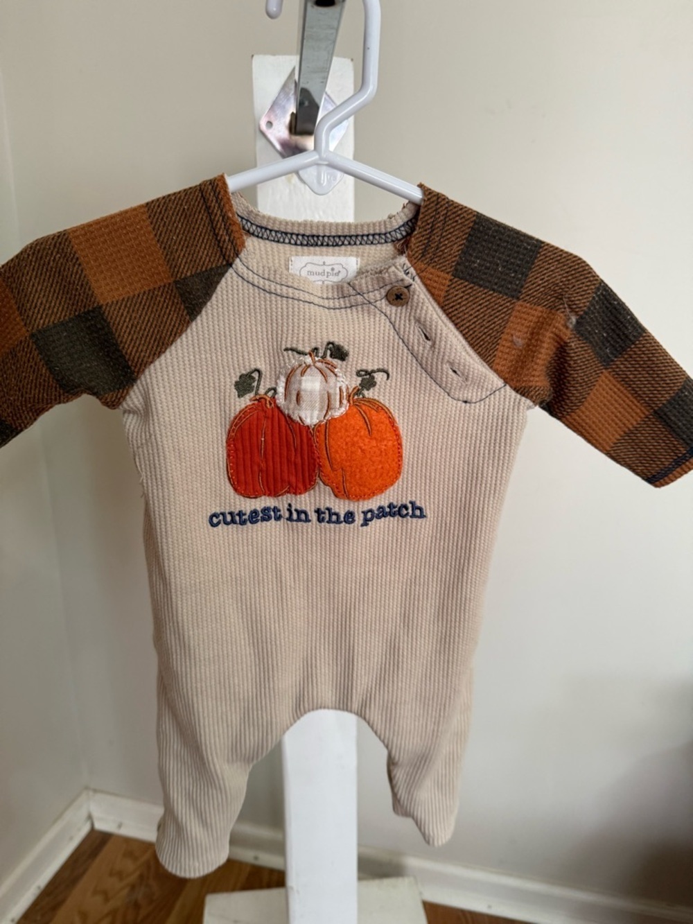 Mud Pie “Cutest in the Patch” Romper